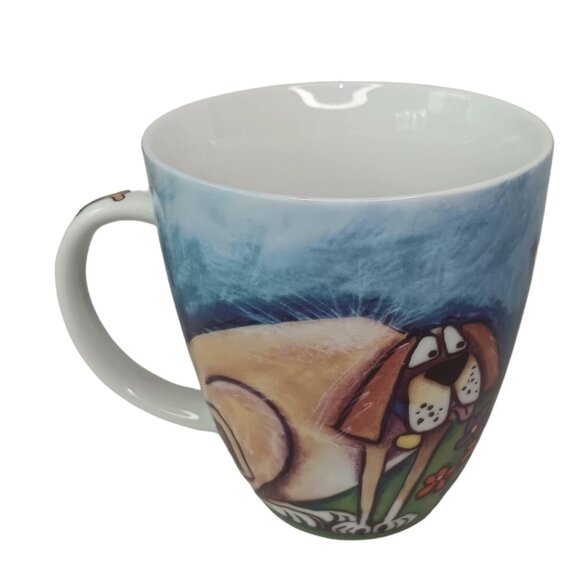 Menagerie Living Arts Funny Dog Mug Cups Set Of Three Excellent Condition - Picture 12 of 16